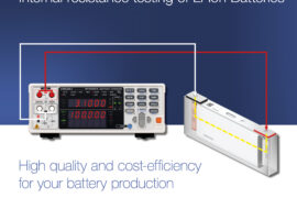 Internal resistance testing of LIBs