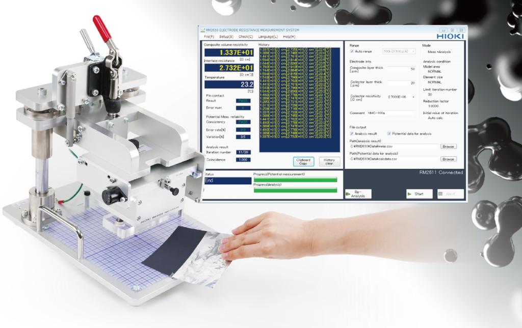 Electrode sheet development without having to build a cell prototype.