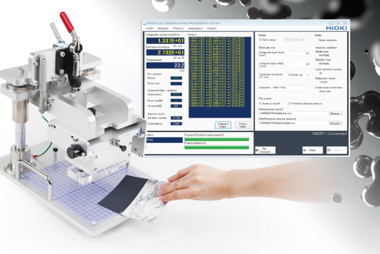 Electrode sheet development without having to build a cell prototype.